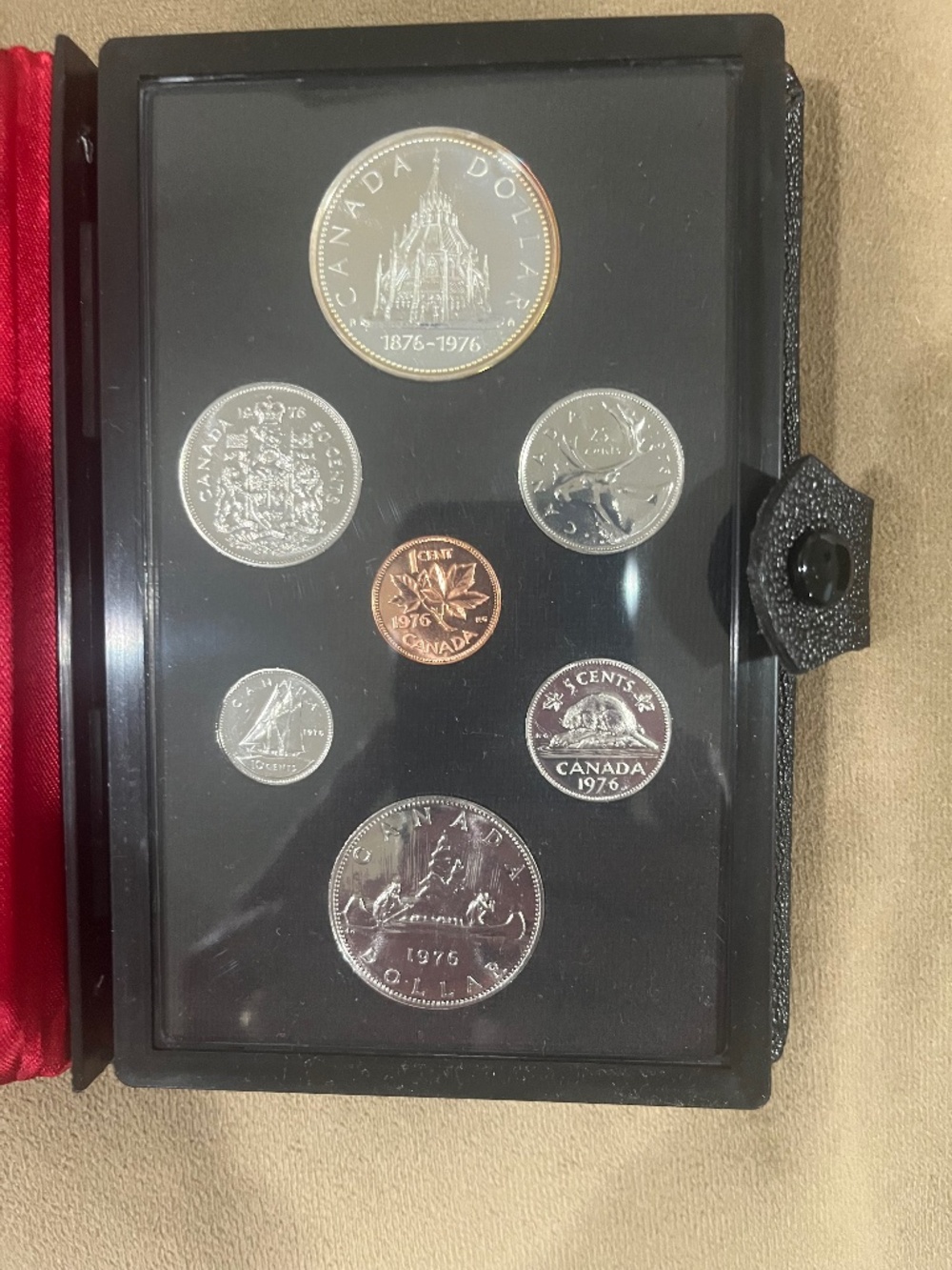 Canadian 1976 Double Struck Mint 1976 Coin Set
